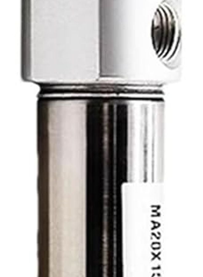 MA16 Bore 16mm Stroke 125mm Double Acting Mini Pneumatic Air Cylinder Round End Stainless Steel - Image 2