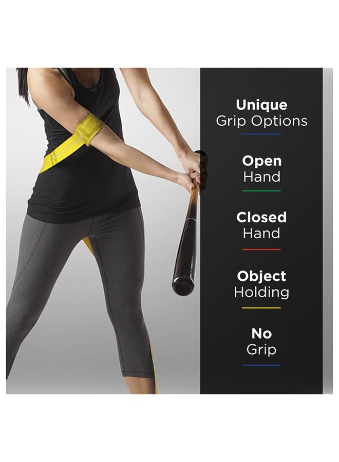 TheraBand حلقات ثيراباند Clx9 فردية - صفراء / رفيعة - Image 4