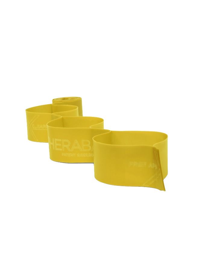 TheraBand حلقات ثيراباند Clx9 فردية - صفراء / رفيعة - Image 1
