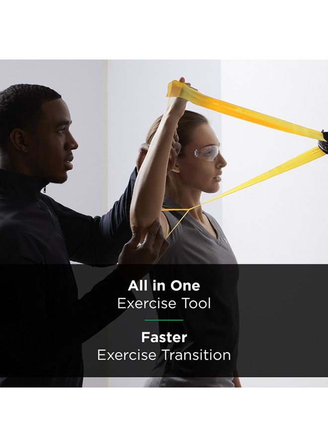 TheraBand حلقات ثيراباند Clx9 فردية - صفراء / رفيعة - Image 5