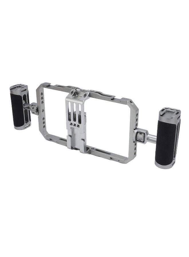 Professional Phone Video Rig with Dual Handles – Aluminum Smartphone Stabilizer for Video Recording, YouTube and Content Creation - Image 2