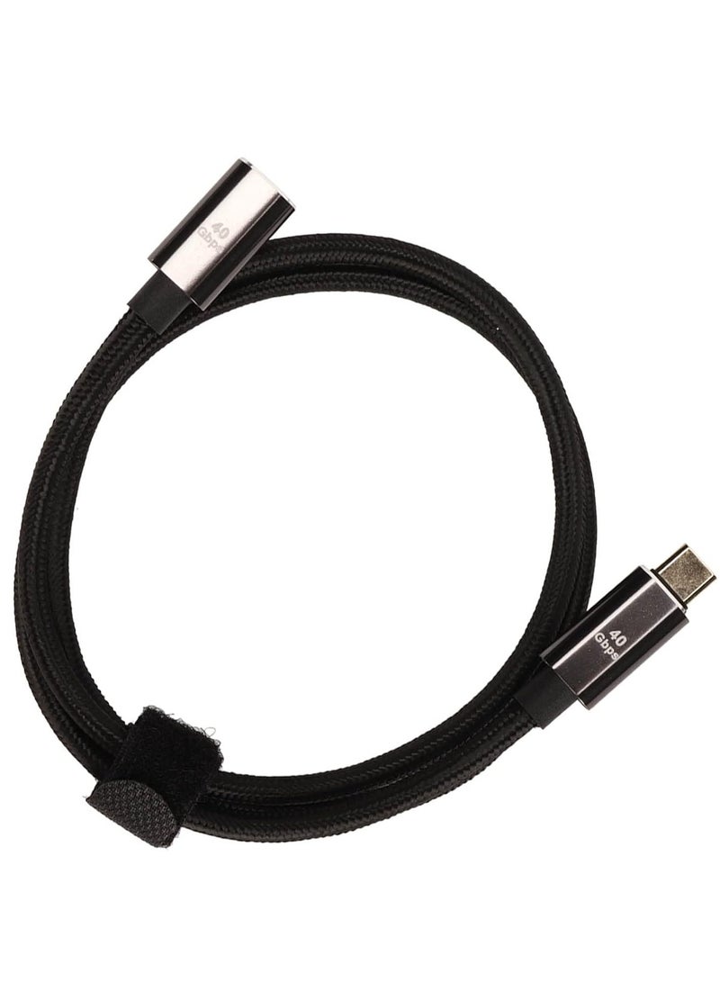 Cable- 8K 60Hz USB C 3ft to 4.0 Data Cable 4 PD100W 40Gbps Extension Cable Type C 80cm Tablet Laptop Charging Adapter