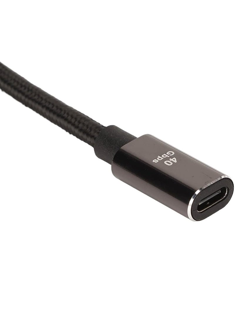 Cable- 8K 60Hz USB C 3ft to 4.0 Data Cable 4 PD100W 40Gbps Extension Cable Type C 80cm Tablet Laptop Charging Adapter