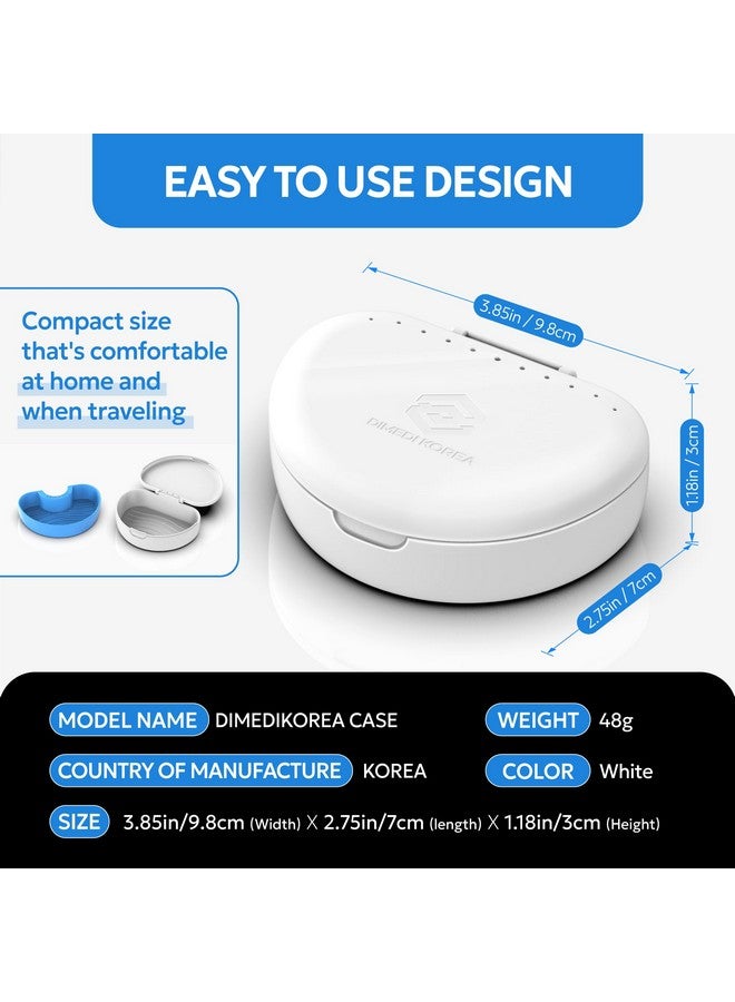 Generic Denture storage case - Hygienic & Protective Denture Bath Cup - Travel-Friendly Orthodontic Dental Retainer Container, Portable, Secure for Invisalign, Mouth guards, Braces - Easy to Use  - Image 2