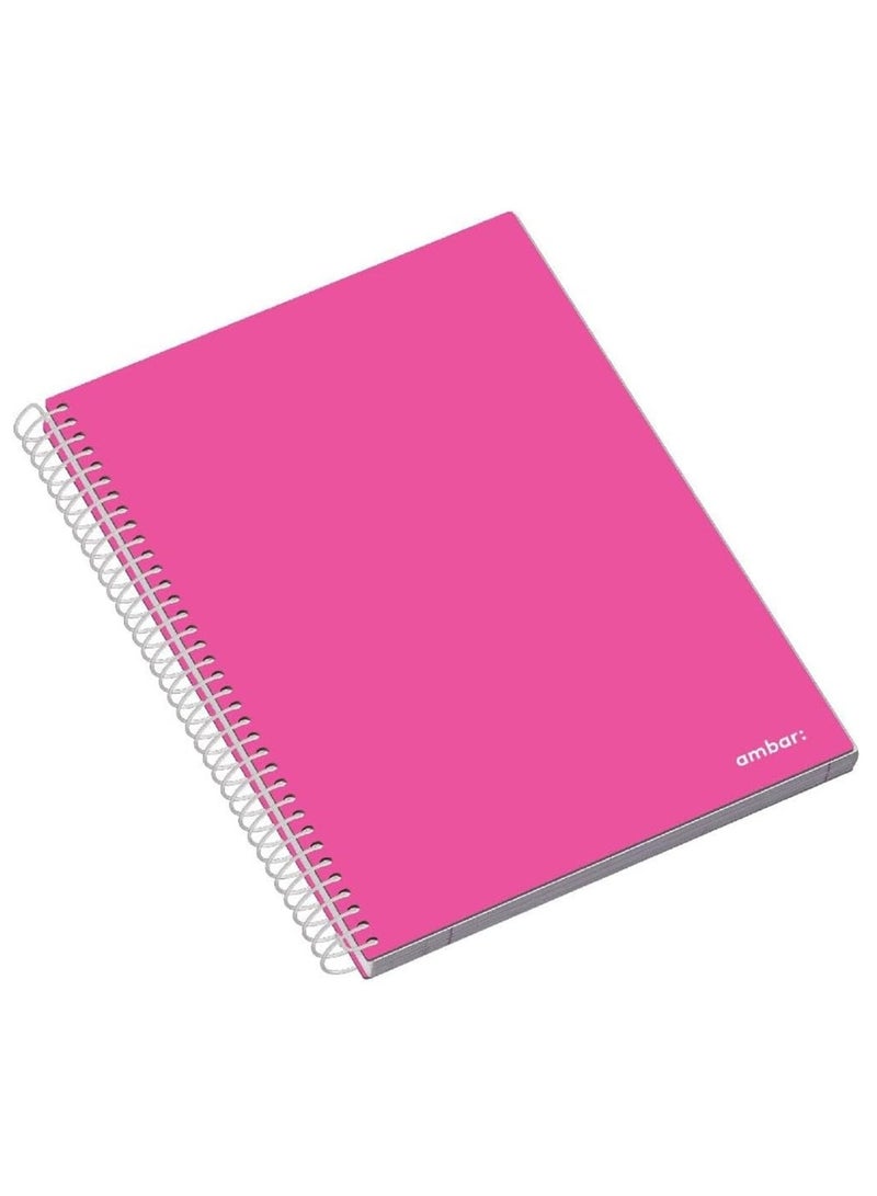 Ambar 1-Piece A4 Size Hard Cover Spiral Notebook Assorted Colours - Image 2