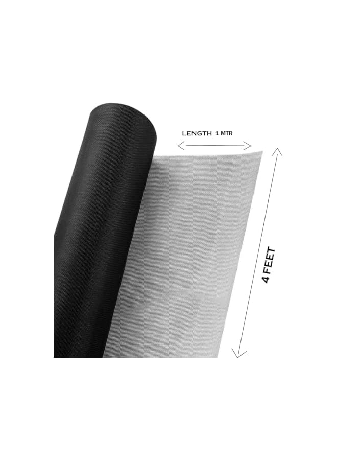 The Bros Custom Fiber Fly Insect Net, Anti Mosquito Bug For Windows Doors And Patio, Premium Pet Screen, Net Barrier, Invisible ((1 Meter, 4 Feet)) - Image 2