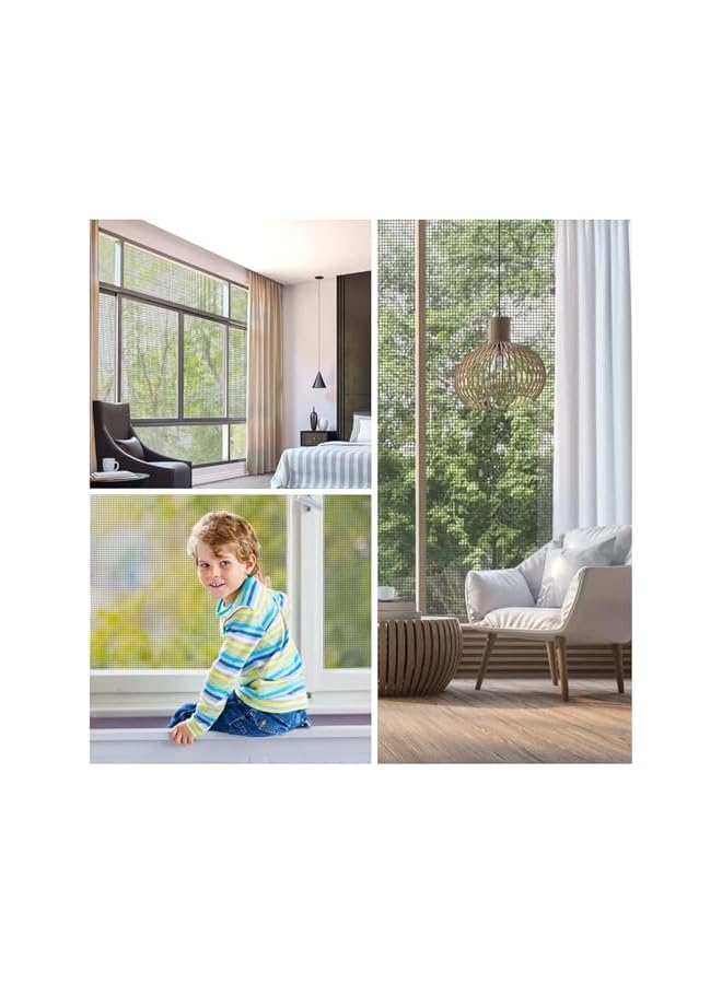 The Bros Custom Fiber Fly Insect Net, Anti Mosquito Bug For Windows Doors And Patio, Premium Pet Screen, Net Barrier, Invisible ((1 Meter, 4 Feet)) - Image 5