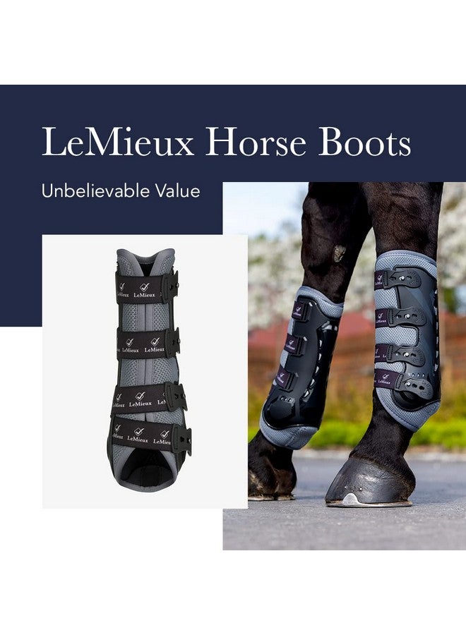 LeMieux Schooling Support Horse Boots - Protective Gear and Training Equipment - Equine Boots, Wraps & Accessories (White/Large) - Image 2