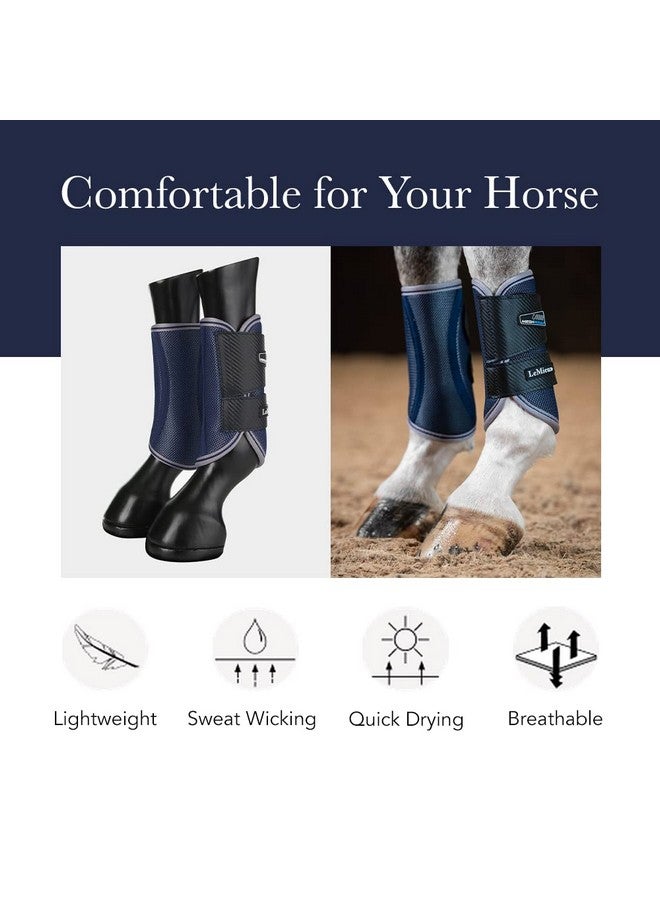 LeMieux Schooling Support Horse Boots - Protective Gear and Training Equipment - Equine Boots, Wraps & Accessories (White/Large) - Image 4