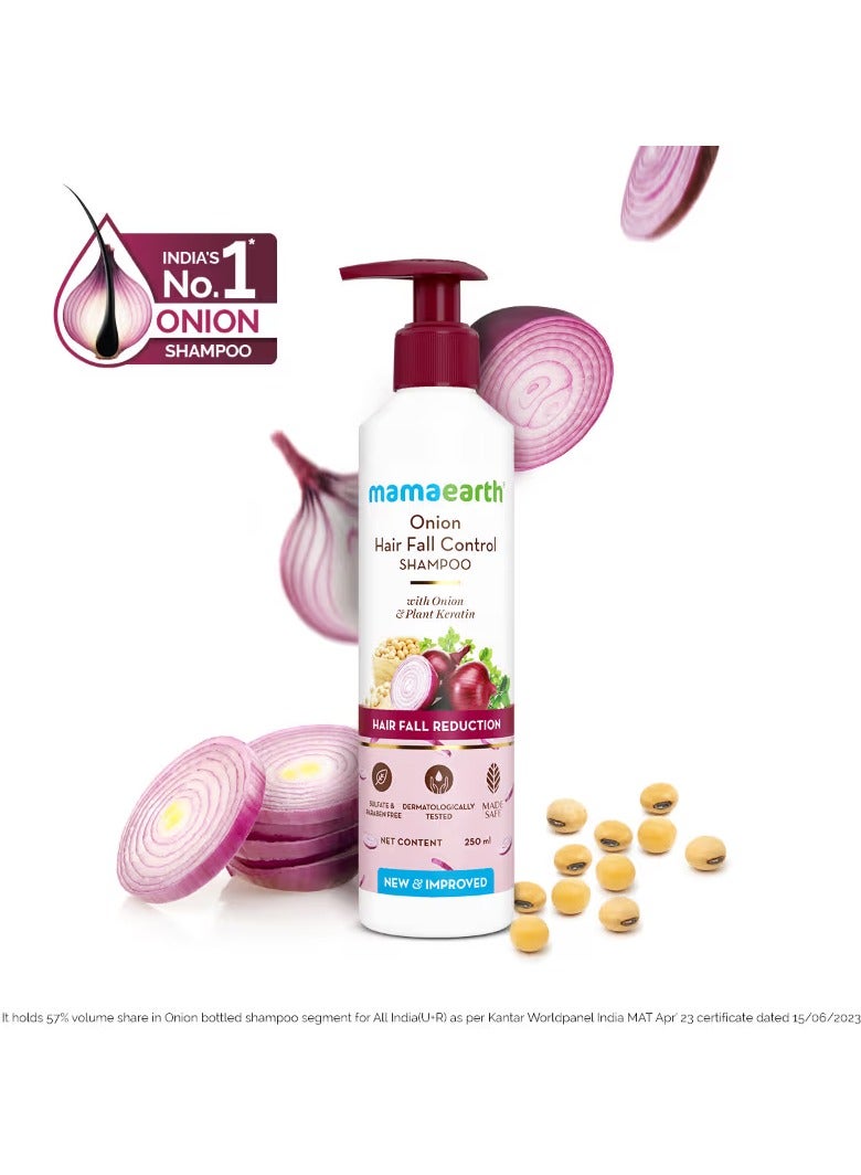 MAMAEARTH Onion Shampoo 250 ml - Image 1