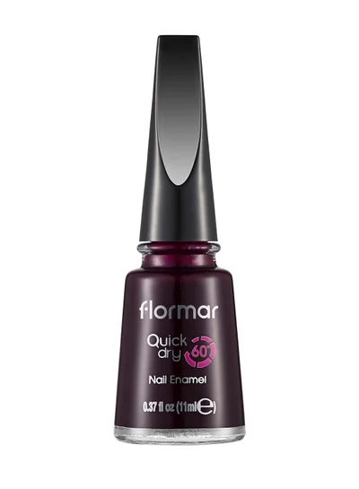 flormar Flormar Quick Dry Nail Enamel - QD21 Blackstar Red
