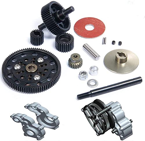 Benedict Harry Steel Transmission Gear Set for Axial SCX10 HonchoDingoJeep 110 RC Crawler - Image 1