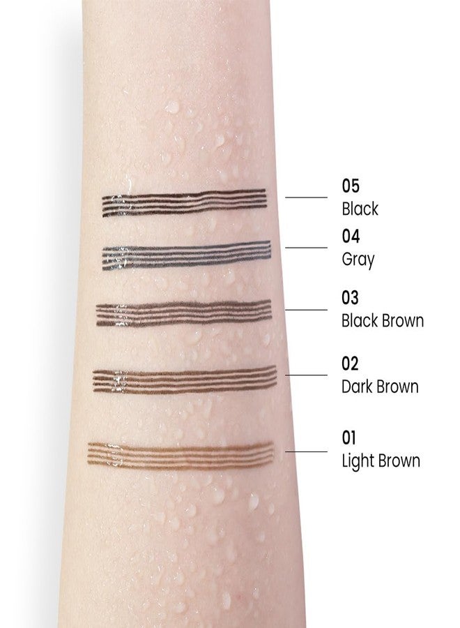 BINGBRUSH Eyebrow Pencil Micro 4 Point Ink Pen by Brow Stylist - Eye Makeup Lift & Snatch Eyebrow Pen Kits Long-Lasting Waterproof Natural Eyebrow Hair (1Pc 01# Light brown) - Image 5