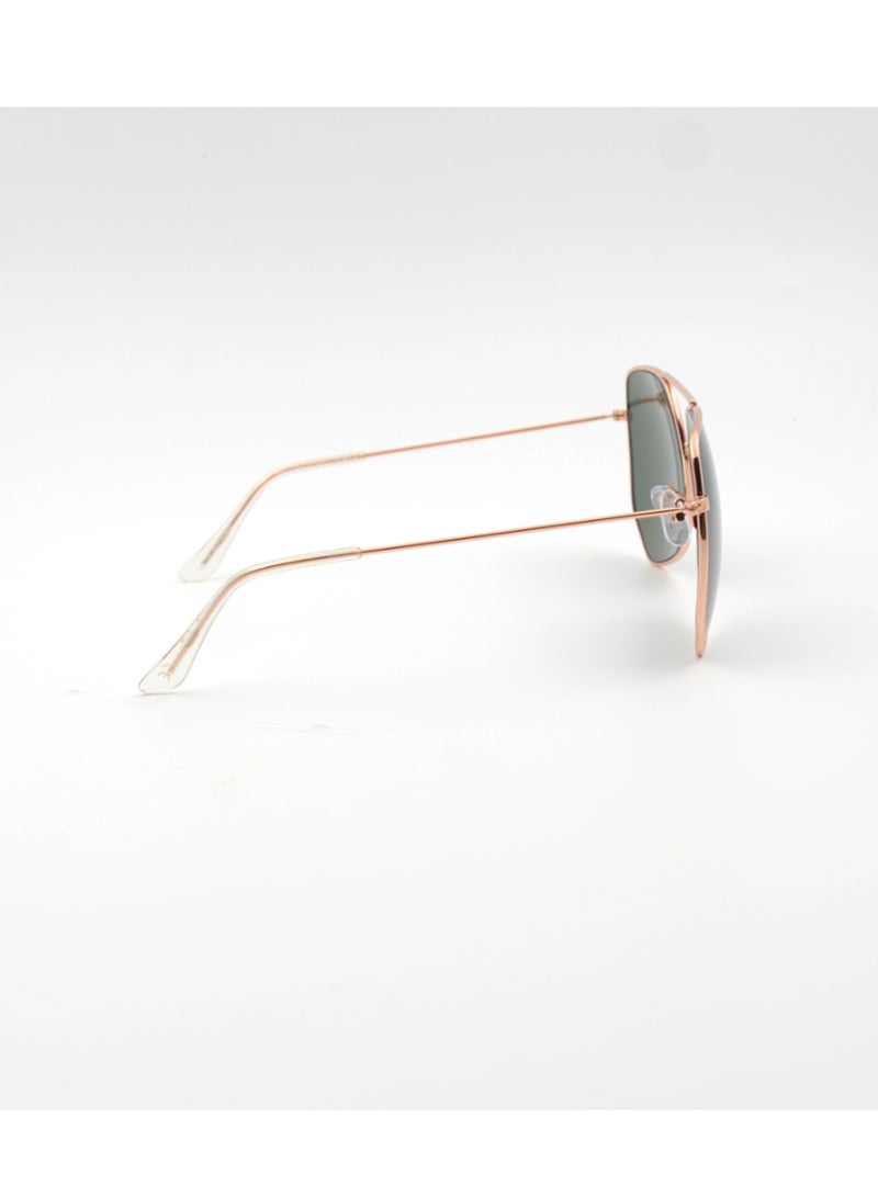 MADEYES نظارات شمسية للنساء لحماية من الأشعة فوق البنفسجية EE7M602-2 - وردي ذهبي/كريستال - Image 4
