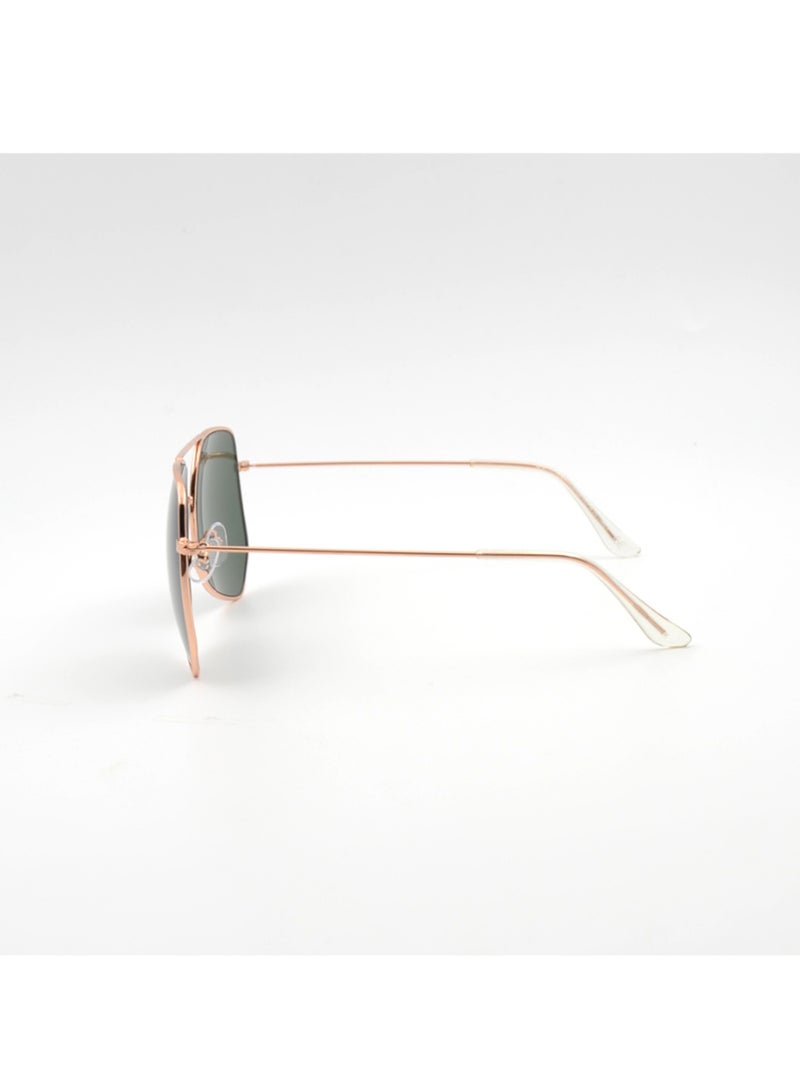 MADEYES نظارات شمسية للنساء لحماية من الأشعة فوق البنفسجية EE7M602-2 - وردي ذهبي/كريستال - Image 3