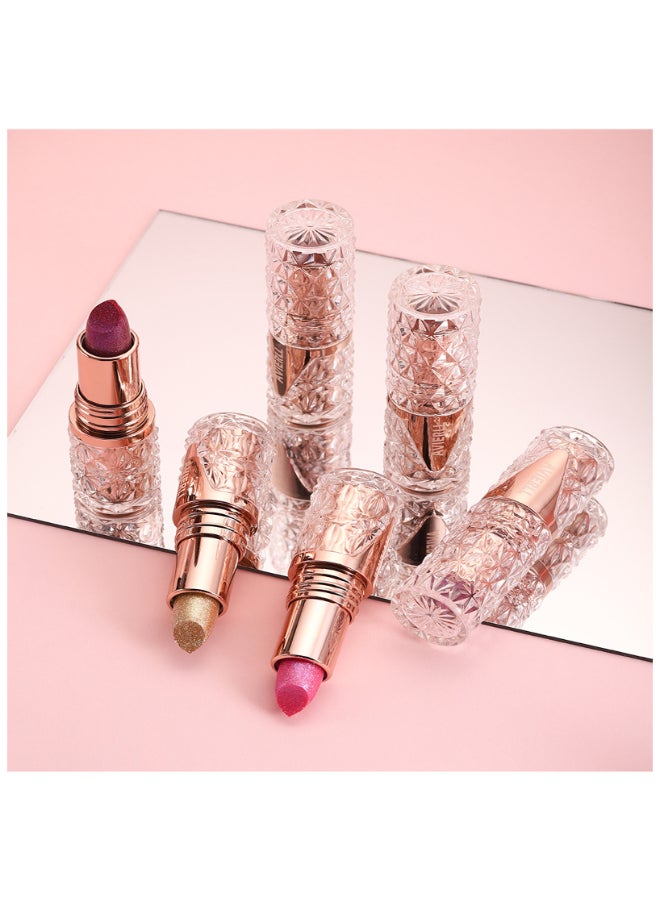 Avierll - Diamond Shiny Lipsticks, Fine Glitter Lipstick - Moisturizing, Long-Lasting, High Pigment, Creamy Texture, Universal Skin Fit Lip Colors With Pearl Finish, Non-Greasy Formula For All Skin Types - Image 1