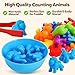 USATDD Counting Animal Toys Color Matching Games Preschool Learning Activities Sorting Stacking Toys Math Couting Educational Sensory Montessori Toy for Toddlers Kids Ages 3 4 5 - Image 4