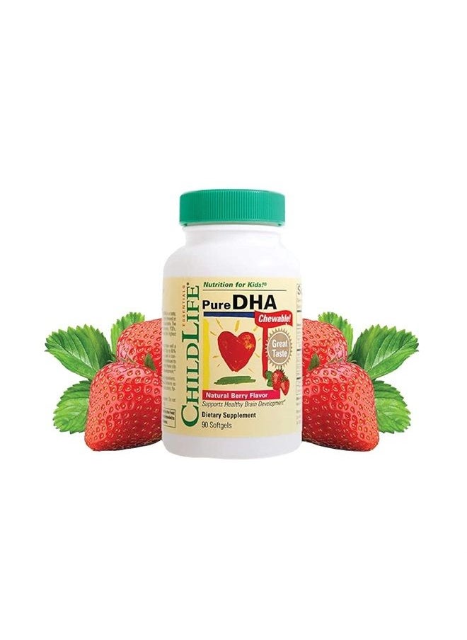 CHILDLIFE ESSENTIALS Pure Dha for Infants, Babys, Kids, Toddlers, Children, and Teens Soft Gel Capsules, 90 Count  - Image 1