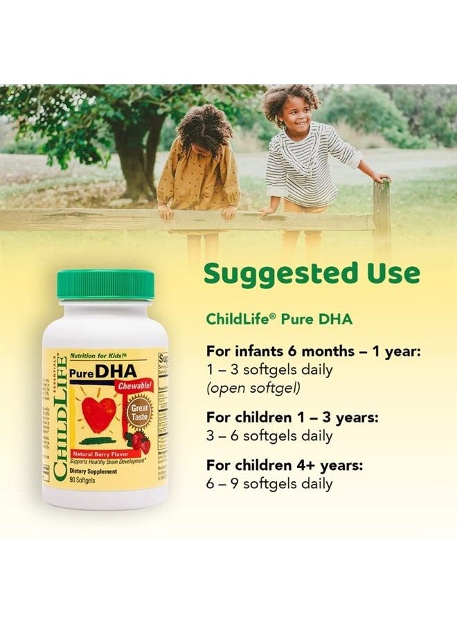 CHILDLIFE ESSENTIALS Pure Dha for Infants, Babys, Kids, Toddlers, Children, and Teens Soft Gel Capsules, 90 Count  - Image 4