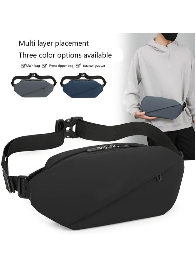 Oasisgalore Men's and women's Fanny Packs Large Crossbody Bag Adjustable Shoulder Straps  - Image 3