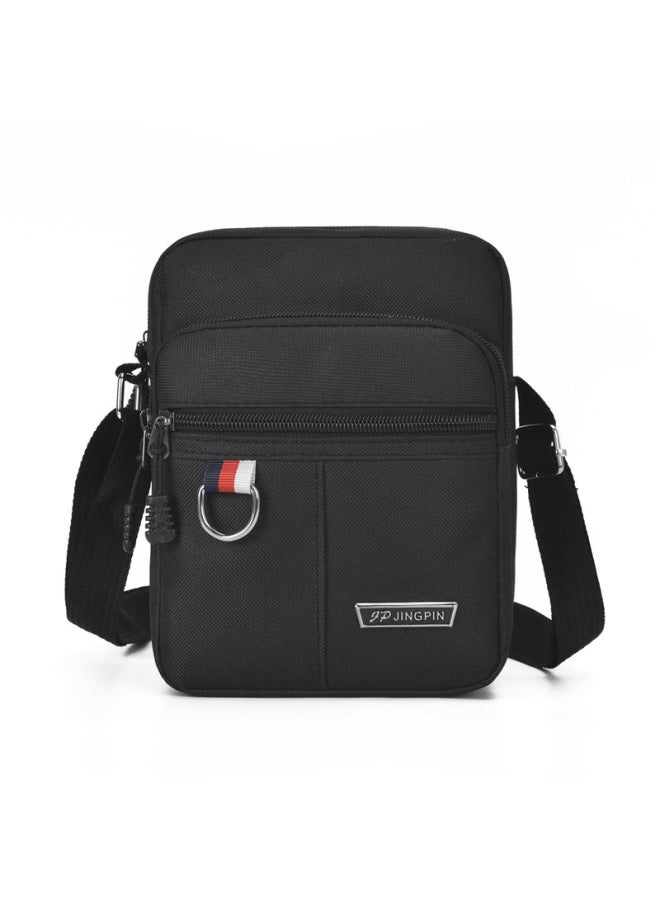Men's Casual Business Shoulder Bag Simple OxFord Cloth Slung Small Square Bag Cheap Small Bag A Generation Of Hair-Color:Gray - Image 3
