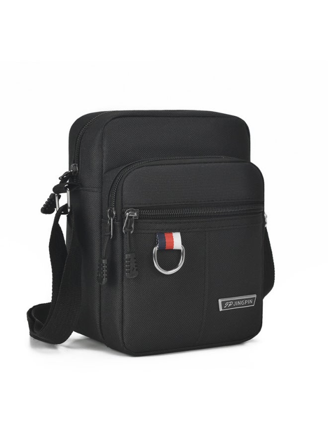 Men's Casual Business Shoulder Bag Simple OxFord Cloth Slung Small Square Bag Cheap Small Bag A Generation Of Hair-Color:Gray - Image 4