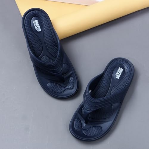 DOCTOR EXTRA SOFT Women's Classic Ultra Soft Flip Flops/Slippers with Cushion FootBed for Adult | Comfortable & Light Weight|Stylish & Anti-Skid| Waterproof & Everyday Slip-on for Ladies & Girls D-515 - Image 2