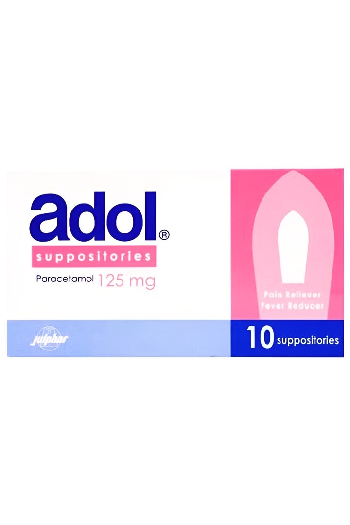 Buy Adol 125 mg 10 suppositories Online | 15 Minutes Instant Delivery ...
