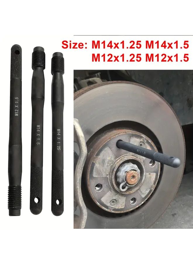 Black Steel Wheel Alignment Pin M14x1.25 for Auto Car Tire Hanger - Image 4