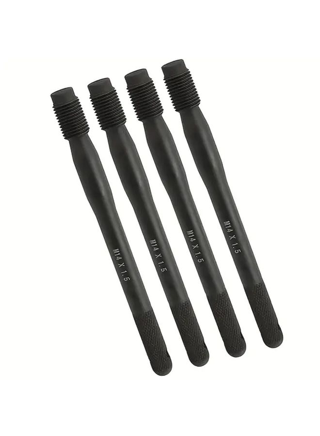 Black Steel Wheel Alignment Pin M14x1.25 for Auto Car Tire Hanger - Image 1