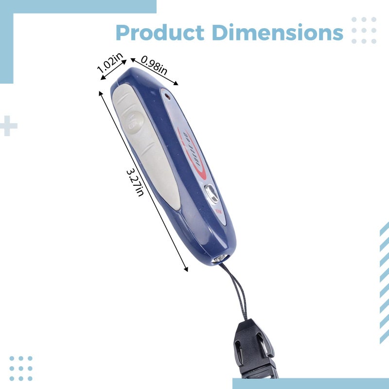 2 In 1 Money Detector With Sunshine Light For Multi Currency Blue 3.3 Inch Compact - Image 4
