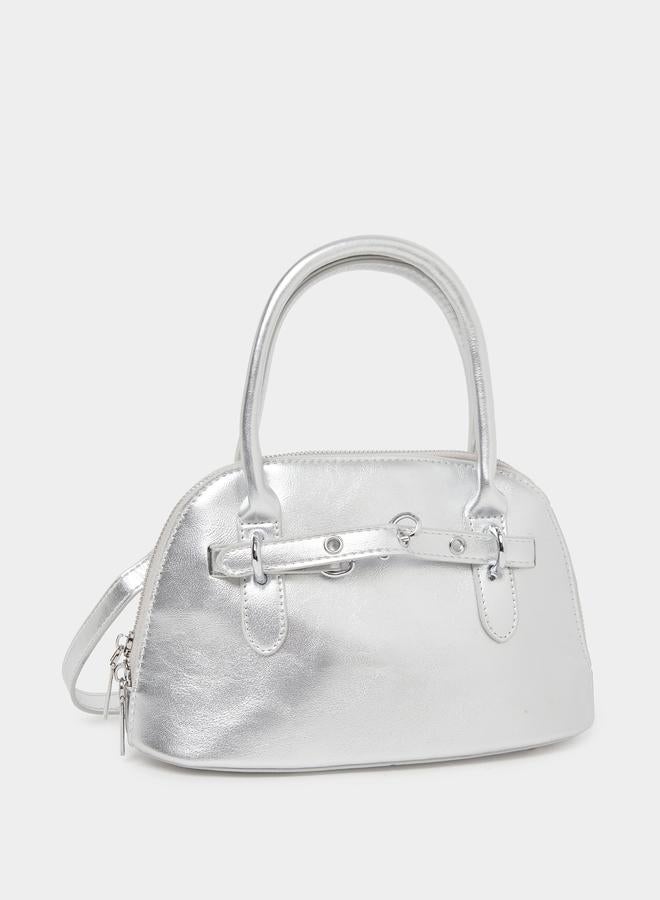 Styli Belted Detail Dual Handle Handbag - Image 1