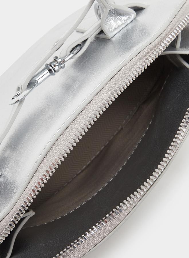 Styli Belted Detail Dual Handle Handbag - Image 4