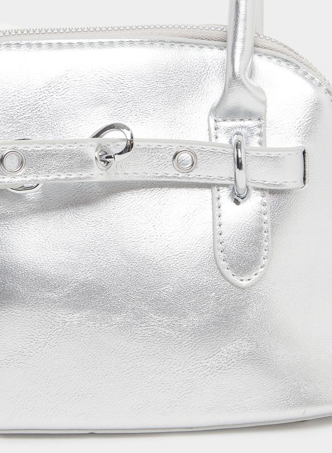 Styli Belted Detail Dual Handle Handbag - Image 3