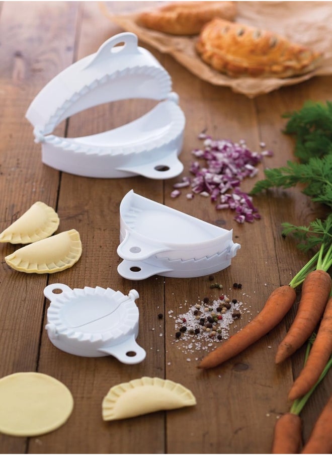 KitchenCraft Home Made Glass Set of Three Pasty Moulds Assorted Sizes, Display Boxed  - Image 5