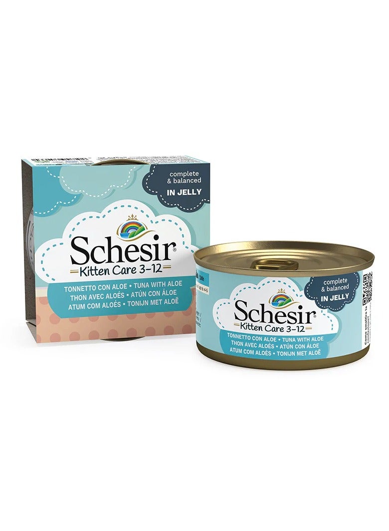 Schesir 14 قطعة من طعام القطط الرطب - التونة مع الصبار 85 جرام - Image 2