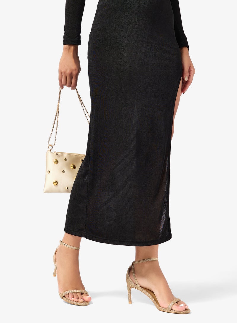 GLAMOROUS Casual Ankle Strap Heeled Sandals - Image 5