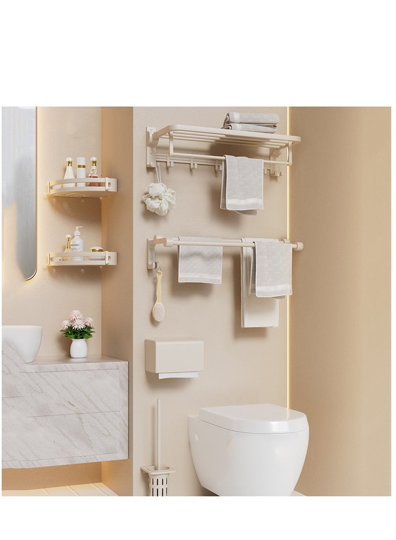 Arabest Bathroom Hardware Set 5-Pieces Towel Bar Set, Towel Ring, Towel Racks for Bathroom, SUS304 Stainless Steel Bath Accessories Set Wall Mounted  - Image 1