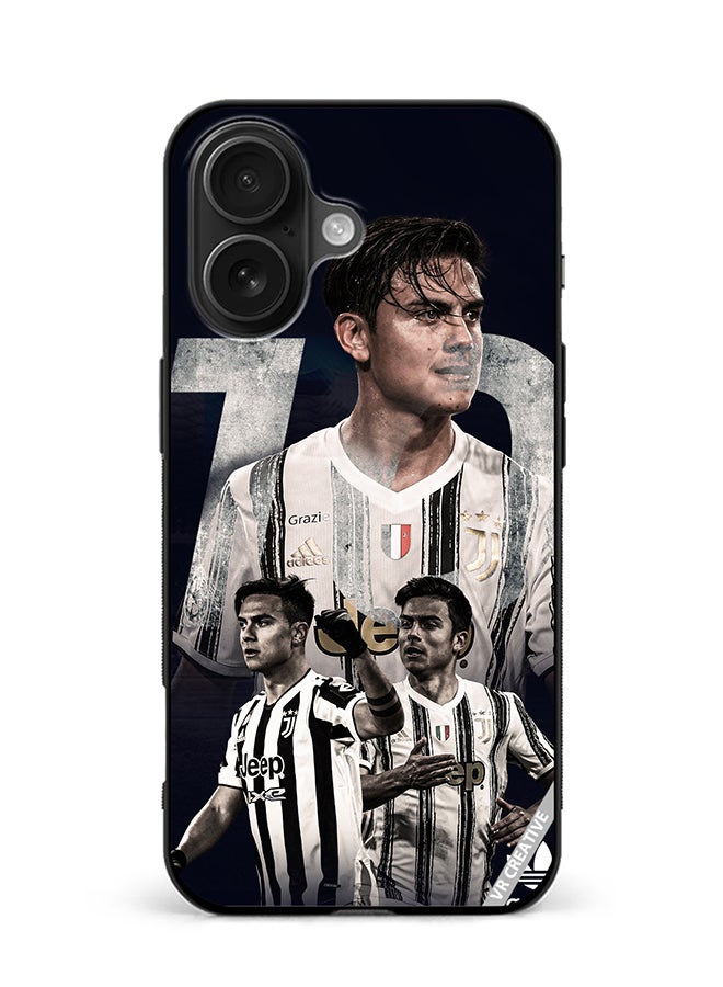 Protective Case Cover For Apple iPhone 16 Dybala Design Multicolour