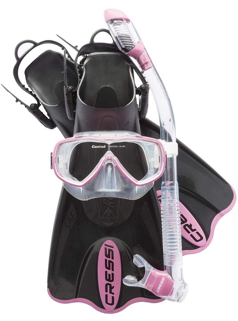 Cressi Palau SAF Set Pink ML