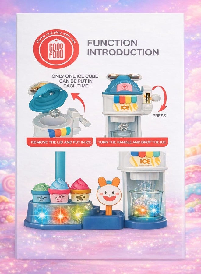 براند كونكور لعبة عربة آيس كريم يونيكورن من براند كونكر مع أضواء وموسيقى وحركة اصطدام | عربة تسوق حلوى للعب التخيلي | لعبة موسيقية متحركة | متعة تعليمية للأطفال - بنين وبنات (شاحنة آيس كريم على شكل مهر) - Image 5