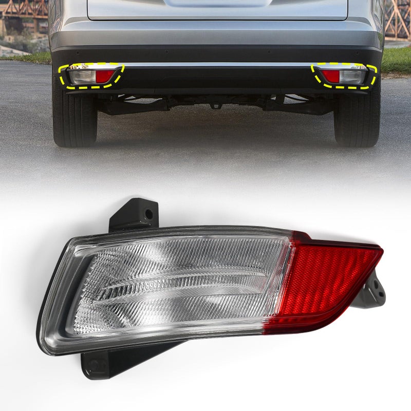 Huray Left Back Up Light for Honda Pilot 2016 2017 2018 OE Inner Reverse Lamp Replacement HO2882100 34550TG7A02