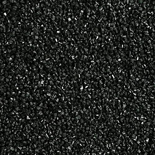 DecoPac Sanding Sugar Black Edible Sugar Sprinkles 33oz Edible Sanding Sugar in Handheld Container Made In USA Sugar Sprinkle Mix For Cakes Cupcakes Cookies Extra Large Pack 33 Ounce Black - Image 1