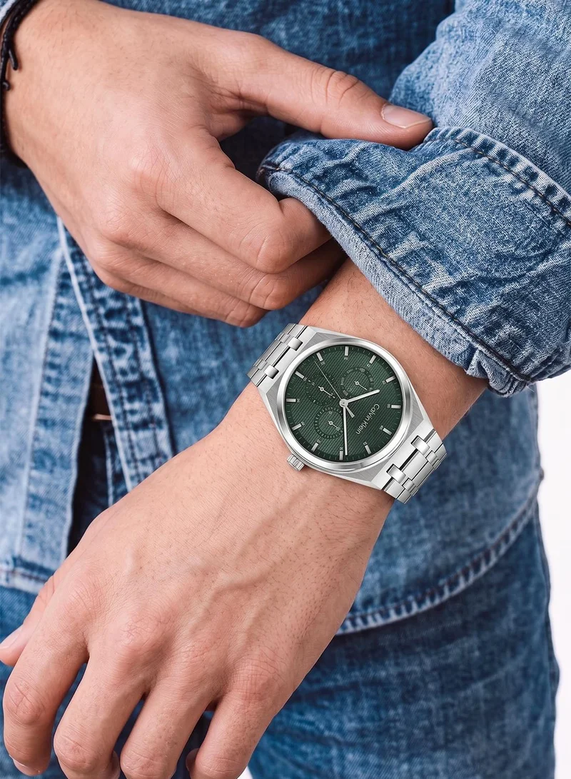 CALVIN KLEIN  Multifunction Quartz analog Watch Steel Bracelet for Men | Best Price UAE