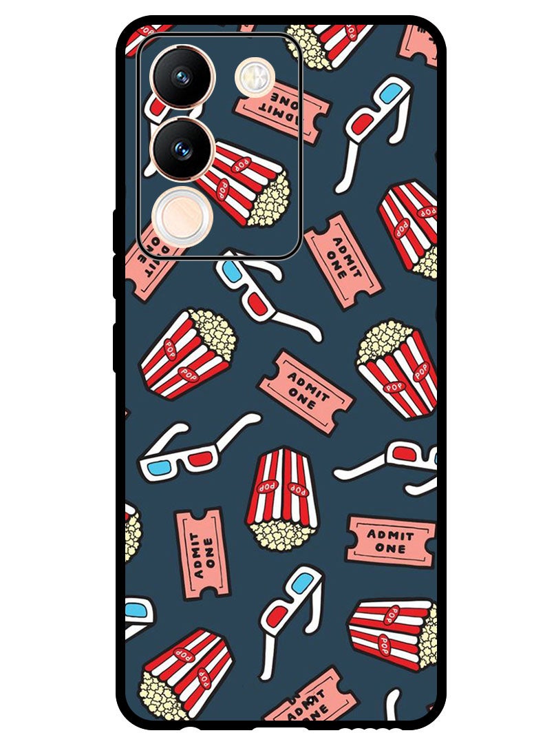 Theodor Protective Case Anti Scratch Shock Proof Bumper Cover For Vivo Y200 Movie collection - Image 1