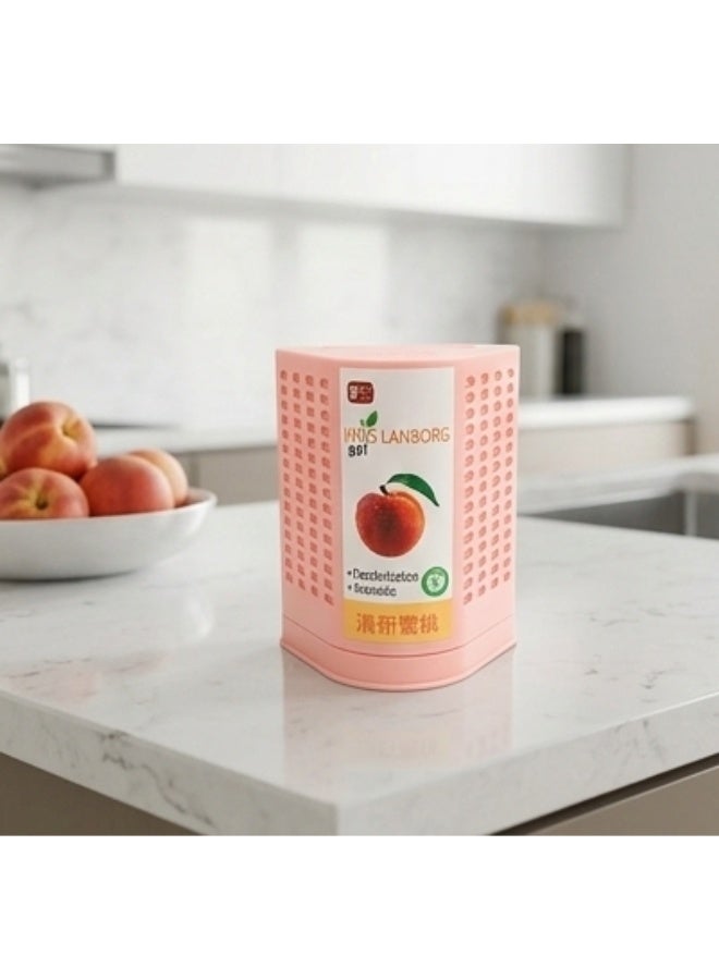 Natural Air Freshening Gel  – Odor Remover and Air Purifier for Bathrooms, Bedrooms, Cars, and Offices, Long-Lasting 30-Day Fragrance, Safe, Non-Toxic, Compact Gel for Home and Work Spaces-Fresh Peach - Image 4