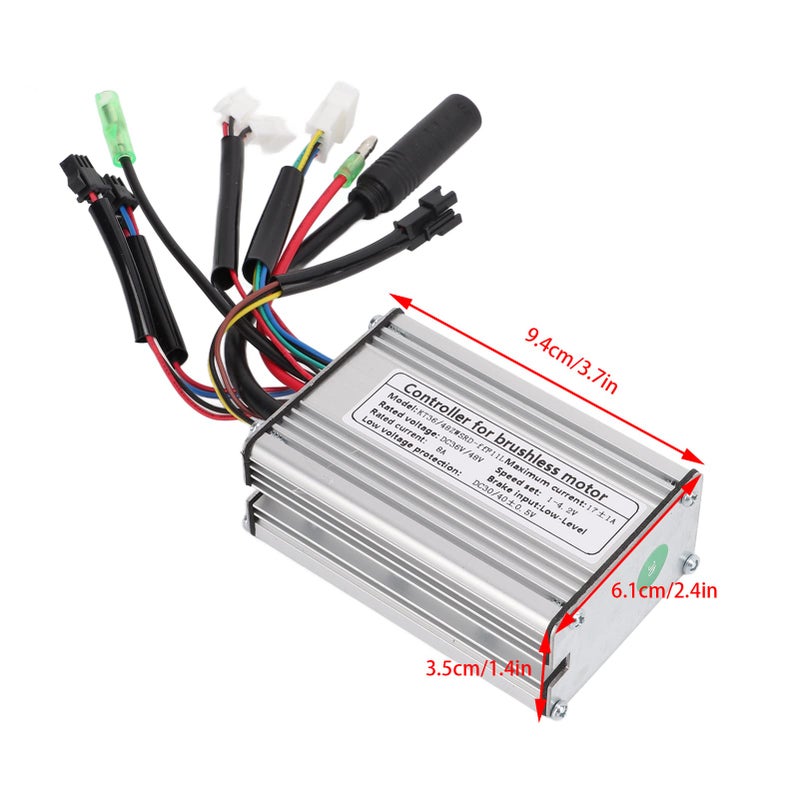 KT 17A 36V 48V 350W وحدة تحكم المحرك مع وصلة ضوء مزدوجة الأطراف - Image 4