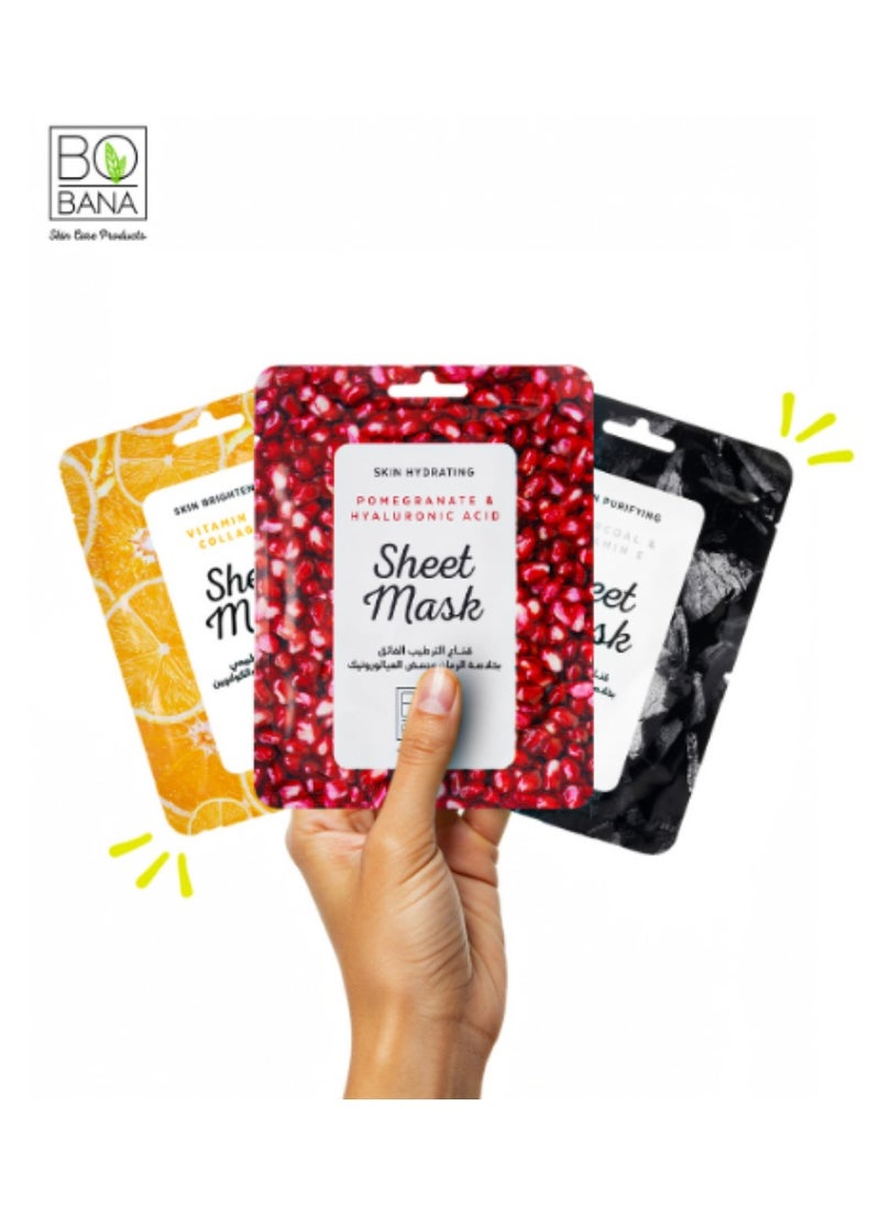 BOBANA - Bobana pomegranate sheet mask - Image 1