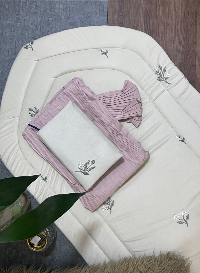 Soft and comfortable prayer rug, embroidered with colorful embroidery, sponge - Image 1