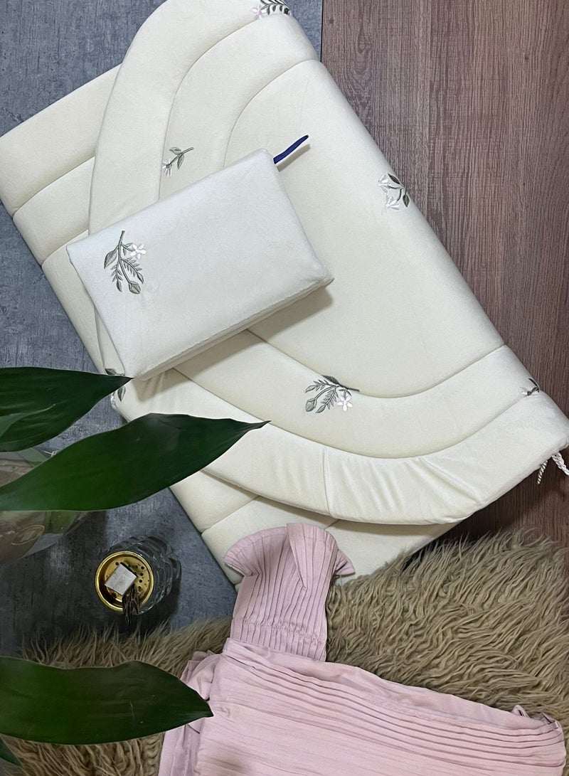 Soft and comfortable prayer rug, embroidered with colorful embroidery, sponge - Image 2